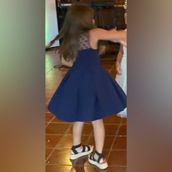 Nordstrom Navy blue formal dress - Picture 6 of 7